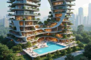 Hangzhou, il maxi-condominio da 20mila abitanti: servizi e alloggi a prezzi accessibili