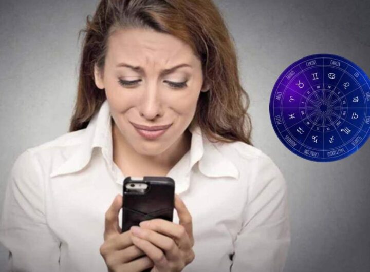 Donna triste per l'oroscopo