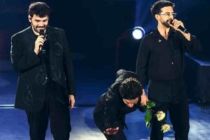 il volo: ignazio e la moglie annuciano l'arrivo di gabriele il loro primo figlio