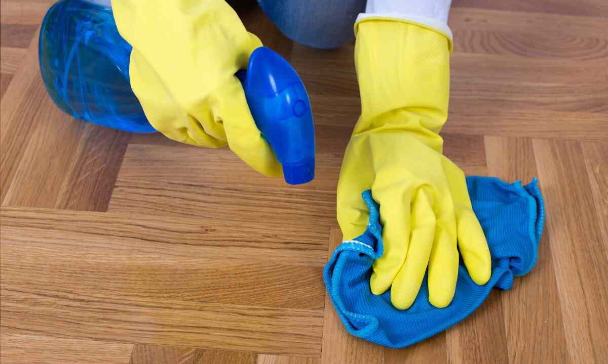 così lavi il parquet